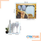 Taças P/ Vinho E Cooler Branco Bombons Trufados De Framboesa