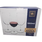 Taças Para Água Bohemia Anna Transparente 580ml