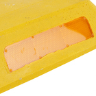 Tachão de Refletivo para Limitar Espaços Plástico 25x15cm Amarelo