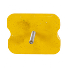 Tachão de Resina para Limitar Espaços Plástico 10x8cm Amarelo