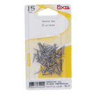 Tachas Preta 15mm Aço 50 peças