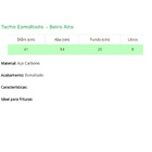 Tacho Aço Carbono Beira Alta Esmaltado Fritura 41cm 8l