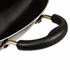 Tacho Chinês Panela Wok Alumínio Antiaderente Tampa 32cm2 5l