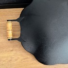 Tacho Disco De Arado Em Ferro Fundido, 48cm, Alças De Madeira