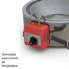 Tacho Fritador Elétrico Progás Aço Inox Escovado com Cesto 7