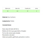 Tacho Paellera Paeja Aço Carbono Beira Baixa 2mm 40cm 4l