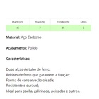 Tacho Paellera Paeja Aço Carbono Beira Baixa 2mm 50cm 9l