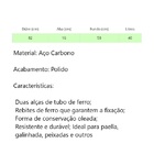 Tacho Paellera Paeja Aço Carbono Beira Baixa 2mm 82cm 40l