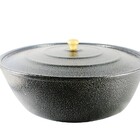 Tacho Restaurante Alça De Alumínio Fundido Craqueado 32cm - P