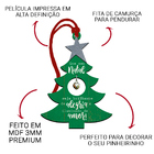 Tag Para Árvore De Natal Enfeite Pinheirinho Com Guizo 13 5x1