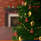 Tag Para Árvore De Natal Enfeite Pinheirinho Vermelho Com Gui