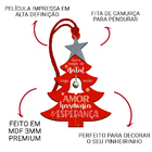 Tag Para Árvore De Natal Enfeite Pinheirinho Vermelho Com Gui