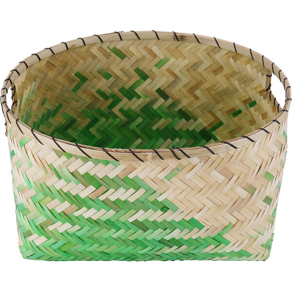 Taipé Cesta Decorativa Organizadora Cachepô 25x42x37cm Bambu