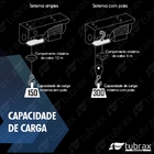 Talha Elétrica Guincho 150/300 Kg 600w 127v Elevação 6/12 M T