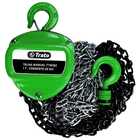 Talha Manual 1 Tonelada 1000 Kg Com Corrente 8 Metros Trato