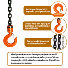 Talha Manual 1 Tonelada Com Corrente 5 Metros 6mm Lift510 Int