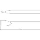 Talhadeira 12 Corpo Em Aco Especial E Temperado Barra Redonda