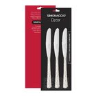 Talher Facas De Aço Inox Simonaggio Toronto Decor Arabesco Pa