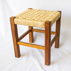 Tamborete Com Palha Baixo