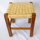 Tamborete Com Palha Baixo