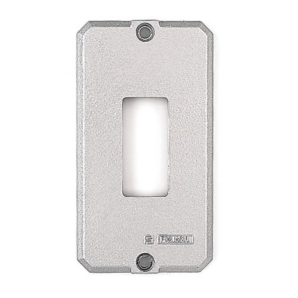 Tampa Alumínio 1 Posto Simples para Caixa Derivação Diâmetro 1/2-3/4 Polegada Comprimento 93 mm Largura 51 mm Espessura 3 mm Tramontina