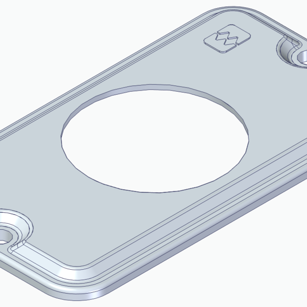 Tampa 1 Tomada Redonda 1 Sem Pintura - Wetzel