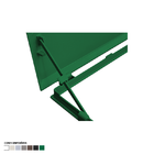 Tampa 70x70 Articulada Sem Grelha C/ Porta Cadeado Verde Escu