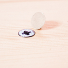 Tampa Adesiva Redonda para Parafuso Plástico Branco VD56A Standers