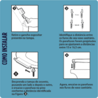 Tampa Assento Sanitário Almofadado Quadrado Preto Atlas