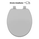 Tampa Assento Sanitário Universal Oval Soft/slow Close Cinza
