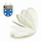 Tampa Assento Sanitário Universal Soft Slow Close Creme Pp