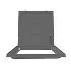 Tampa Casa De Maquina 90x90 Articulada Rebaixada Com Grelha I