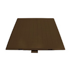 Tampa Casa De Máquina Articulada Porta Cadeado 70x70cm M