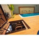 Tampa Casa De Máquina Piscina Lisa Art Grelha 110x110cm C