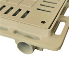 Tampa Casa De Máquina Piscina Lisa Simples Grelha 80x80cm B1