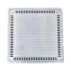 Tampa Casa De Máquina Piscina Lisa Simples Grelha 80x80cm B2