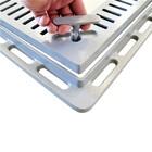 Tampa Casa De Máquina Piscina Lisa Simples Grelha 80x80cm M