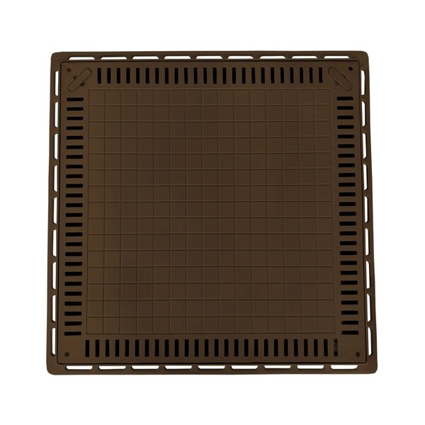 Tampa Casa De Máquina Piscina Lisa Simples Grelha 80x80cm M