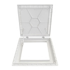 Tampa Casa Máquina Piscina Rebaixada Art Grelha 80x80cm B2