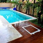 Tampa Casa Máquina Piscina Rebaixada Art Grelha 80x80cm C
