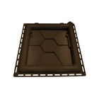 Tampa Casa Máquina Piscina Rebaixada Art Grelha 80x80cm M