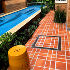 Tampa Casa Máquina Piscina Rebaixada Art Grelha 80x80cm M