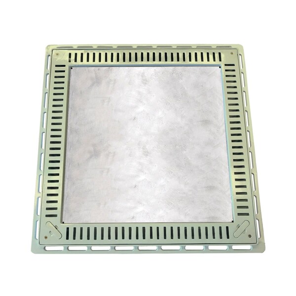 Tampa Casa Máquina Piscina Rebaixada Simples Grelha 80x80 B1