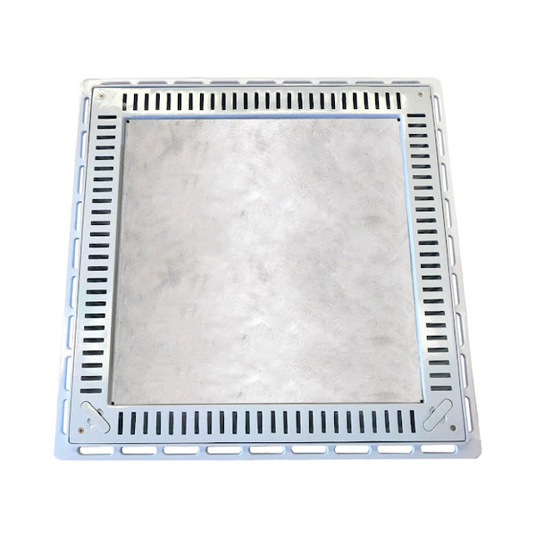 Tampa Casa Máquina Piscina Rebaixada Simples Grelha 80x80 B2