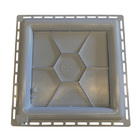 Tampa Casa Máquina Piscina Rebaixada Simples Grelha 80x80 C