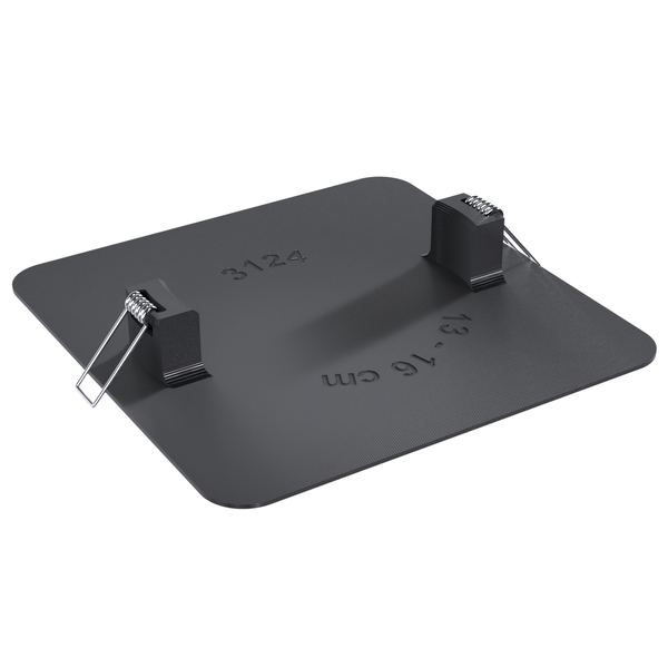 Tampa Cega Espelho Quadrado Placa De Embutir Para Recorte De