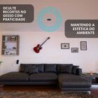 Tampa Cega Espelho Redondo Placa De Embutir Para Recorte De L