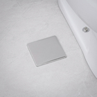 Tampa Cega Quadrada Pequena Inox 304 Cromada Equation