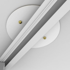 Tampa Cega Redonda Espelho Placa Para Trilho De Iluminação -