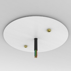 Tampa Cega Redonda Espelho Placa Para Trilho De Iluminação -